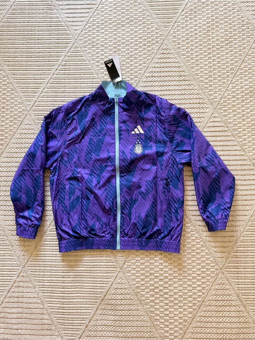 Argentina Reversible 2-in-1 Windbreaker Jacket – Soccer Fan Jacket